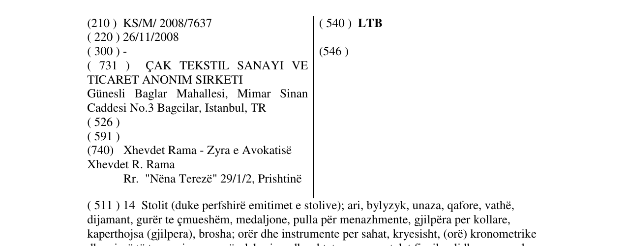 Zëri i markës LTB në buletin