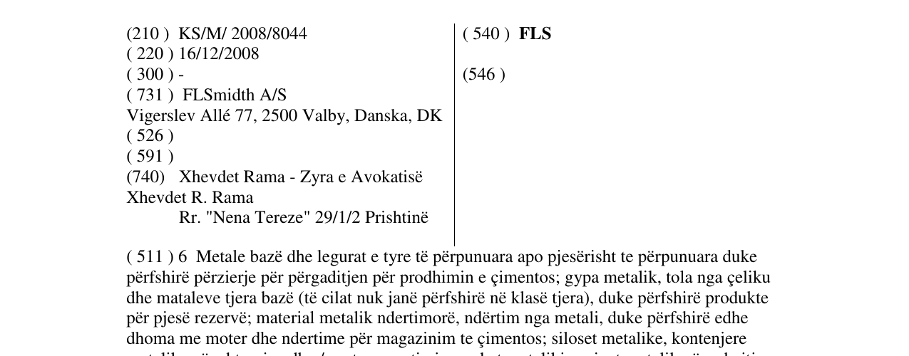 Zëri i markës FLS në buletin