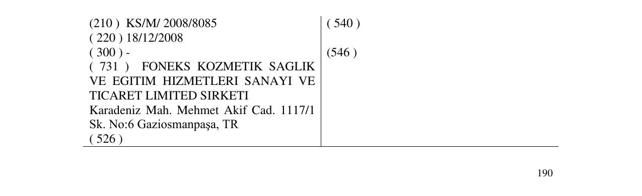 Zëri i markës FONEX në buletin