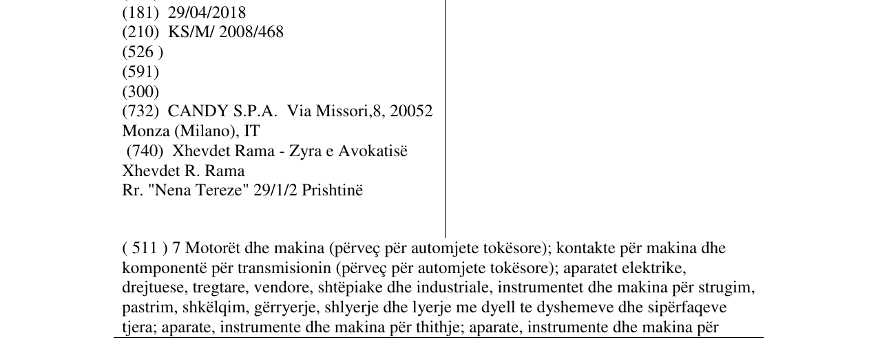 Zëri i markës TURBOCHEF në buletin