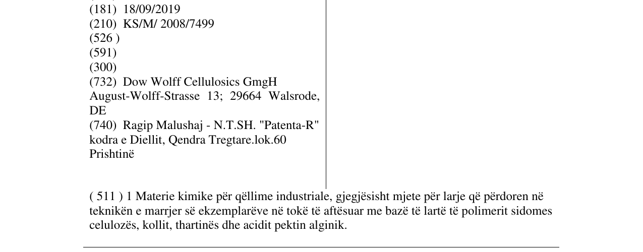 Zëri i markës Antisol në buletin