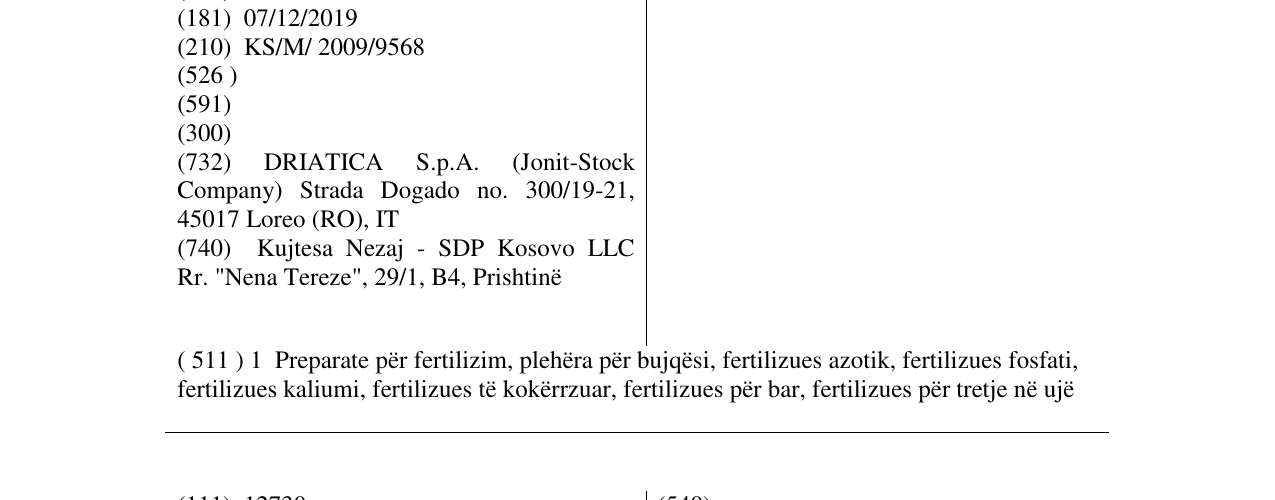 Zëri i markës N-GOOO në buletin