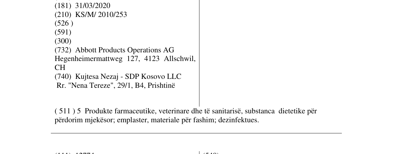 Zëri i markës DICETEL në buletin