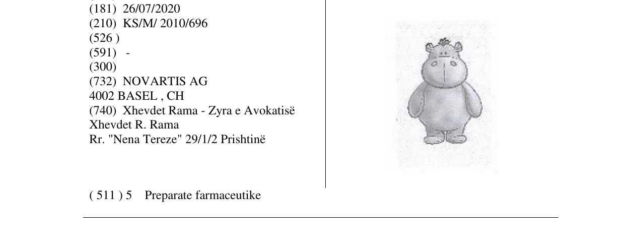 Zëri i markës Markë figurative në buletin