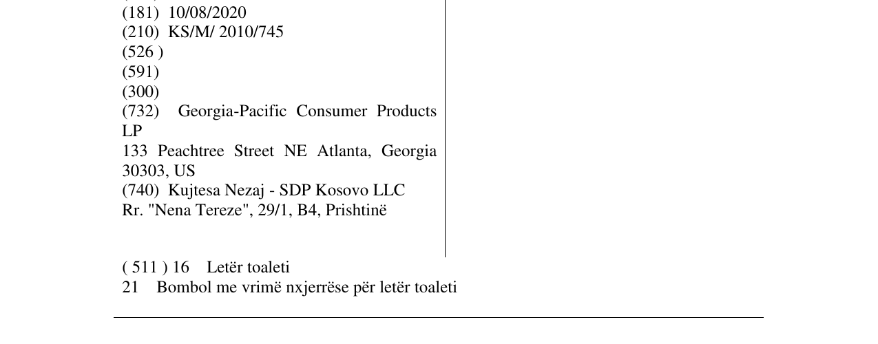 Zëri i markës COMPACT në buletin
