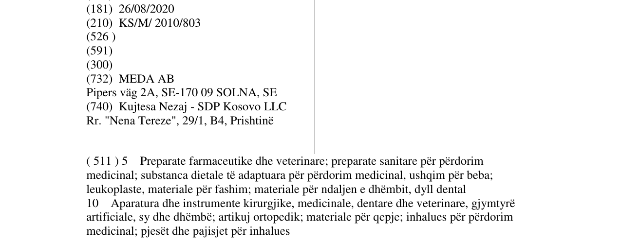 Zëri i markës BUDELIN në buletin