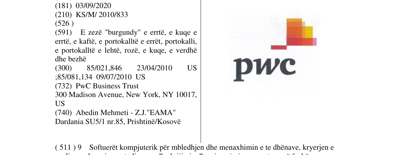 Zëri i markës pwc në buletin