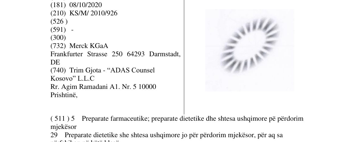 Zëri i markës Markë figurative në buletin