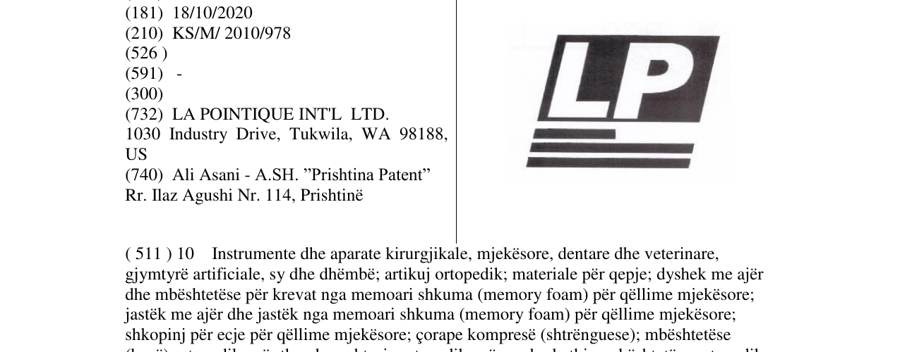 Zëri i markës LP në buletin