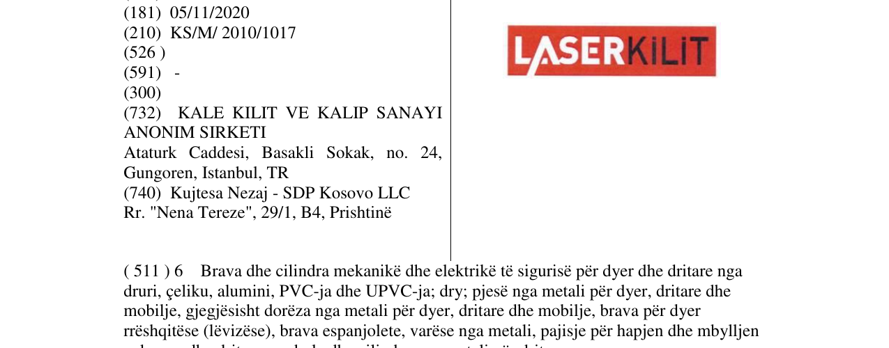 Zëri i markës LASERKİLİT në buletin