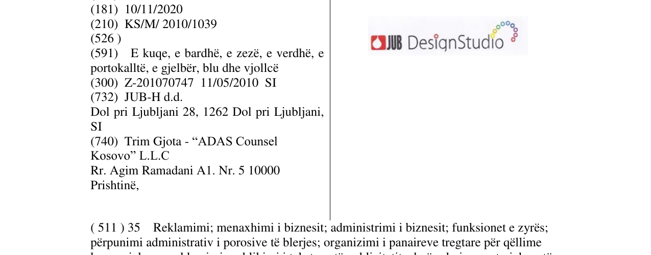 Zëri i markës JUB DesignStudio në buletin