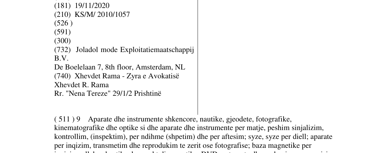 Zëri i markës ORSAY në buletin