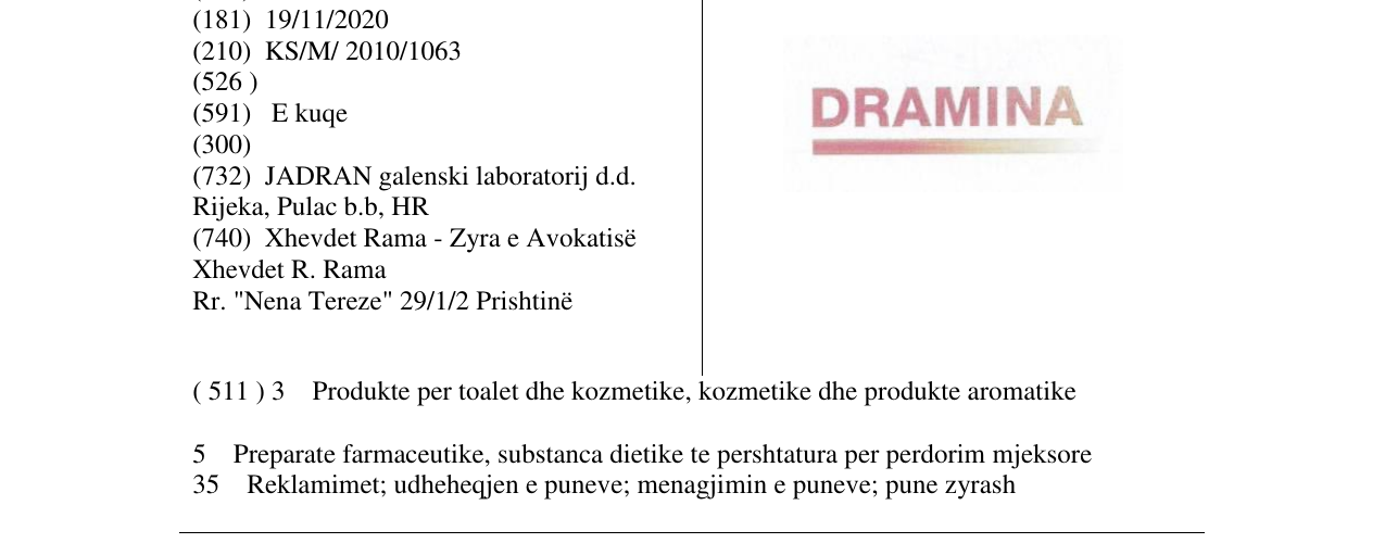 Zëri i markës Markë figurative në buletin