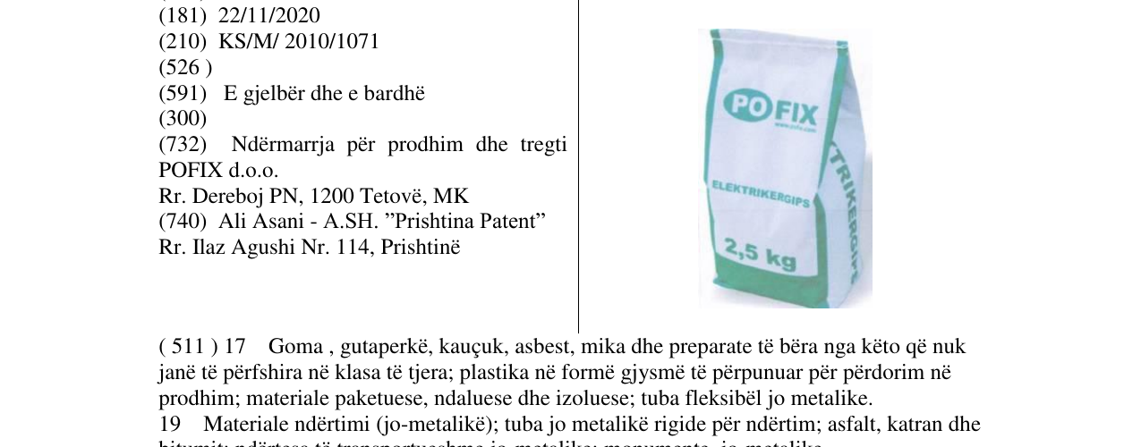Zëri i markës PO FIX në buletin
