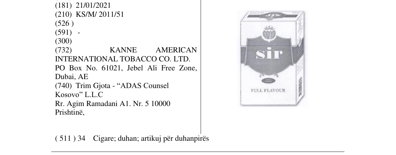 Zëri i markës Sir & Device në buletin