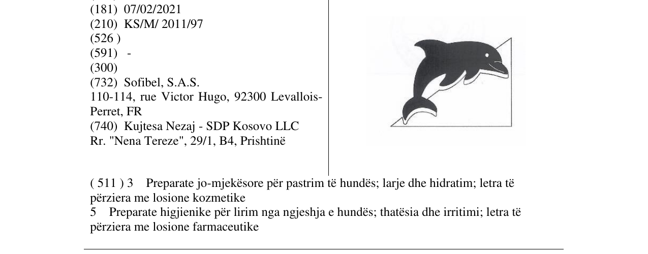 Zëri i markës Markë figurative në buletin