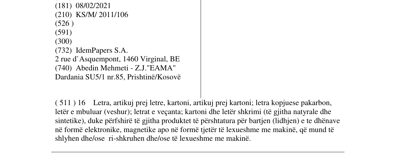 Zëri i markës IDEM në buletin