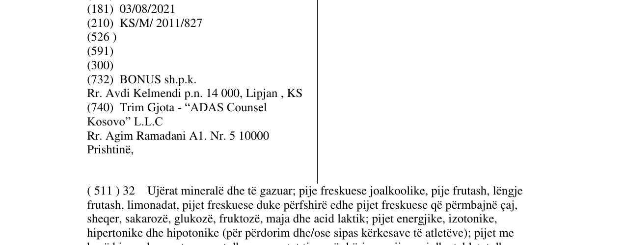 Zëri i markës magnum në buletin