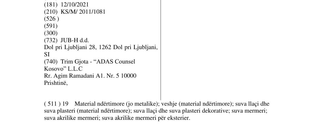 Zëri i markës KULIRPLAST në buletin