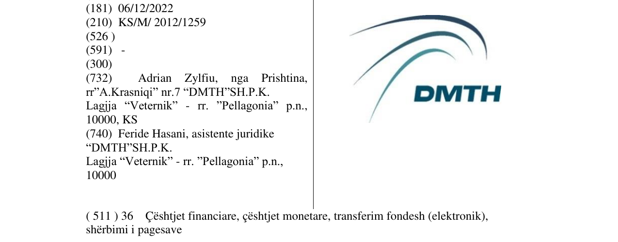 Zëri i markës Markë figurative në buletin