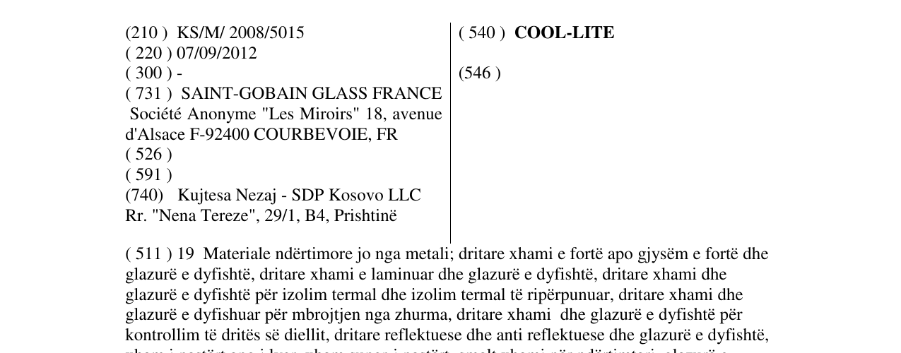 Zëri i markës COOL-LITE në buletin