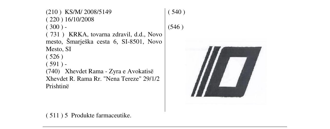 Zëri i markës Markë figurative në buletin