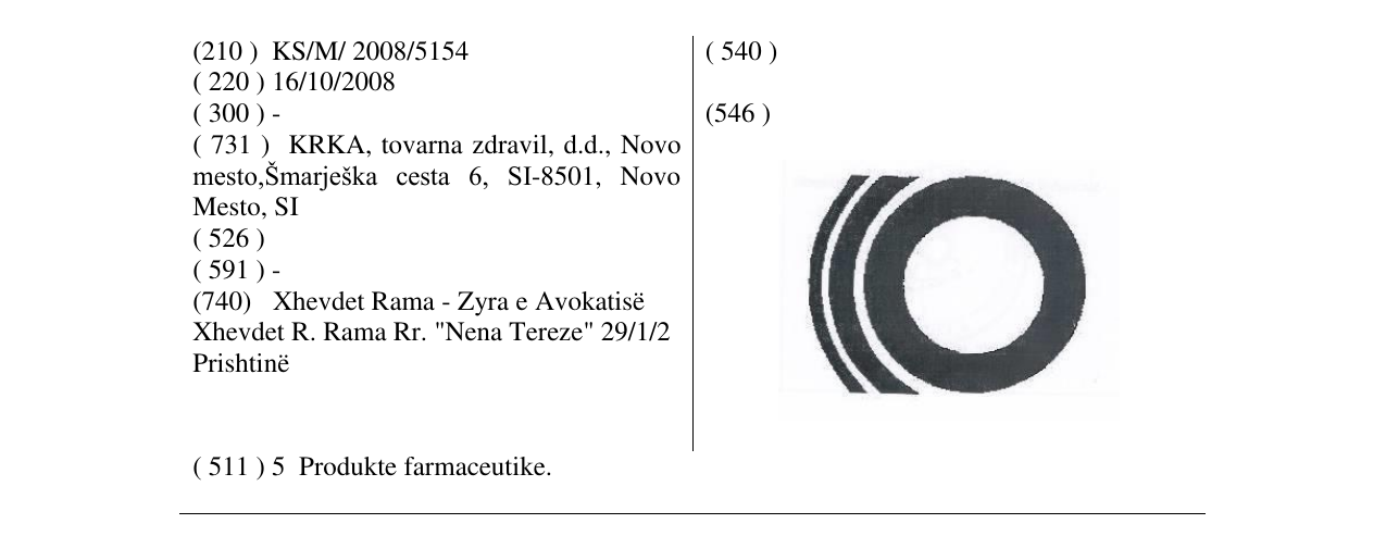 Zëri i markës Markë figurative në buletin
