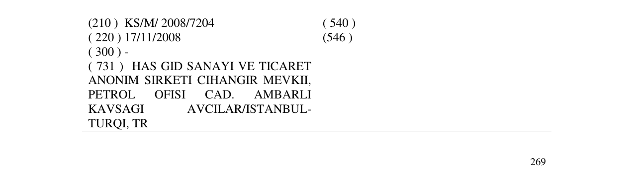 Zëri i markës Markë figurative në buletin