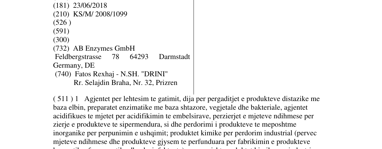 Zëri i markës VERON në buletin