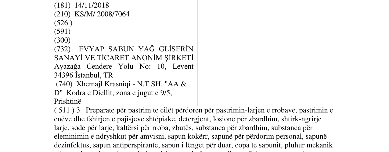 Zëri i markës ARKO në buletin
