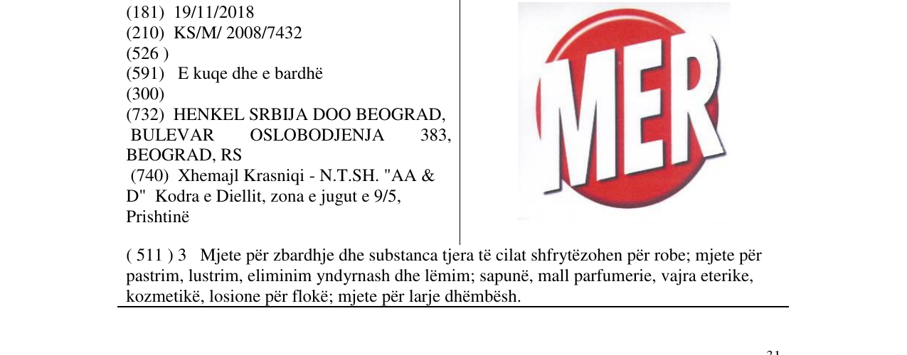 Zëri i markës MER në buletin