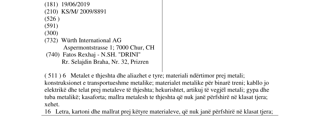 Zëri i markës ORSY në buletin