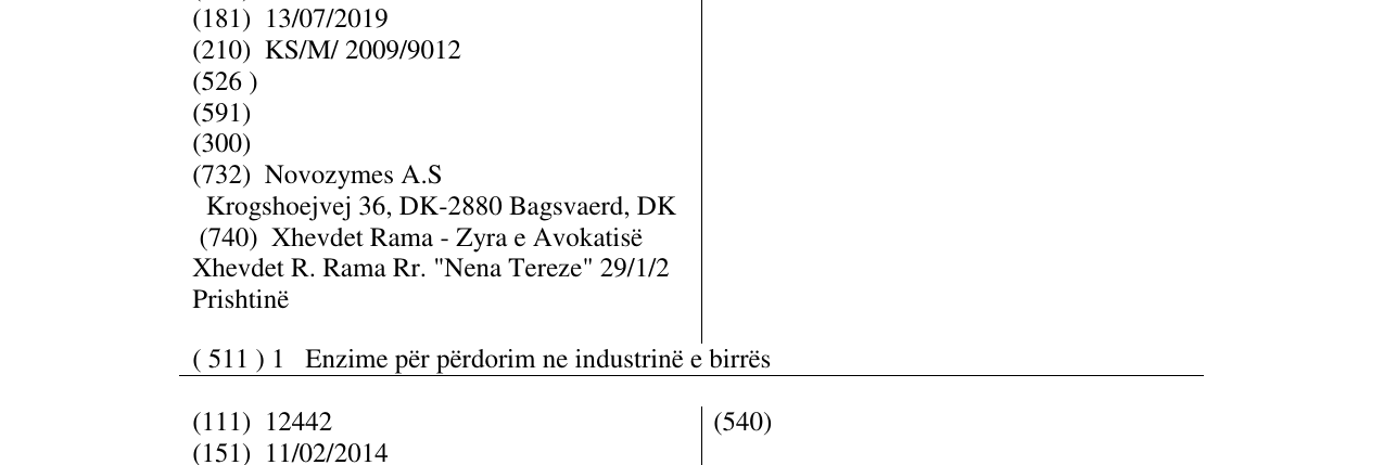 Zëri i markës ULTRAFLO në buletin