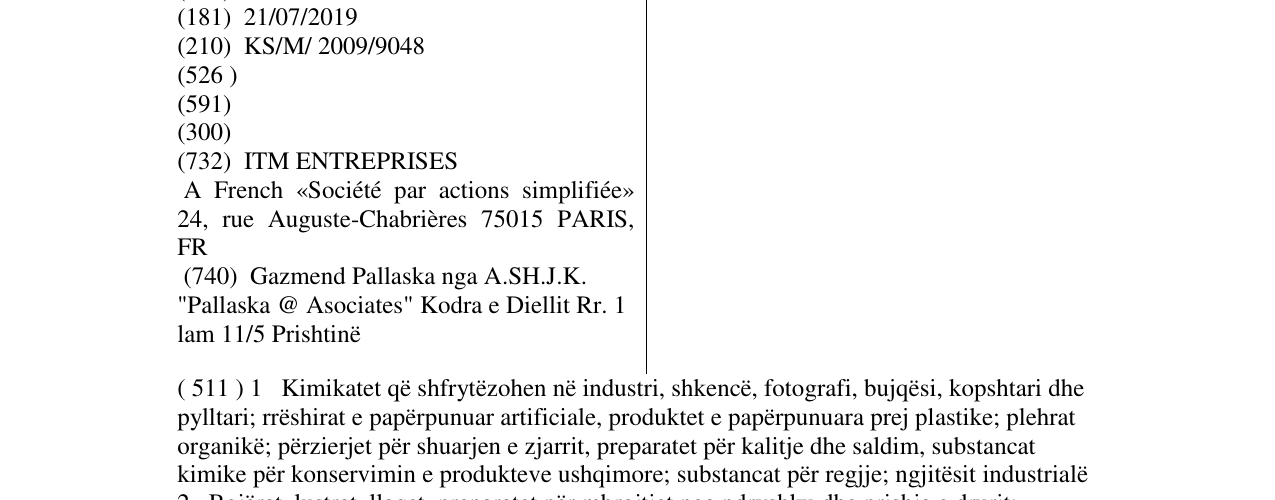 Zëri i markës DOMEDIA në buletin