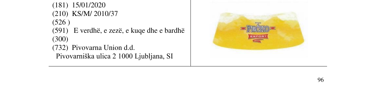 Zëri i markës PECKO në buletin