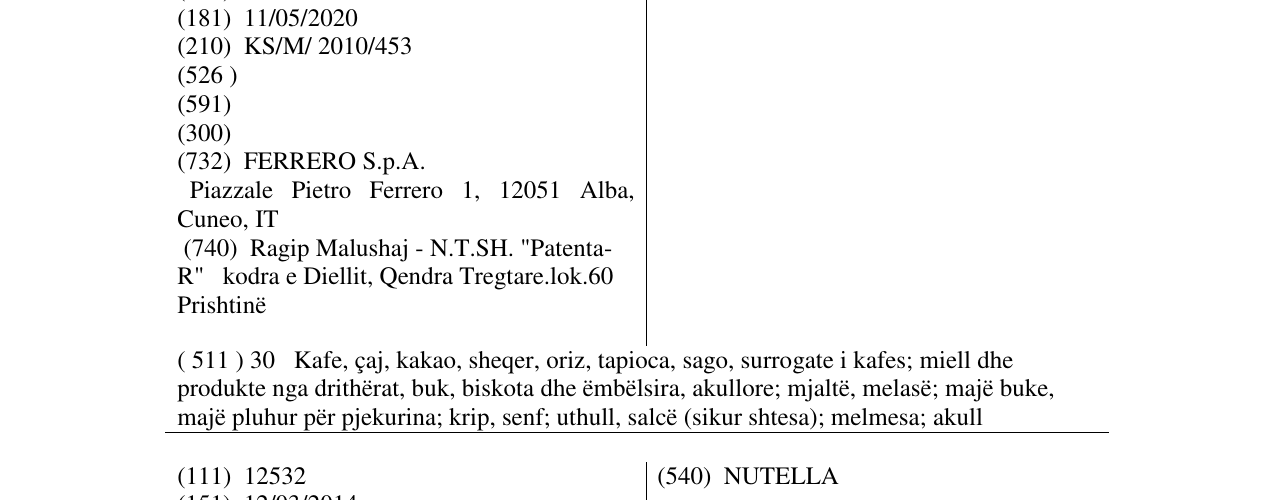 Zëri i markës POCKET në buletin