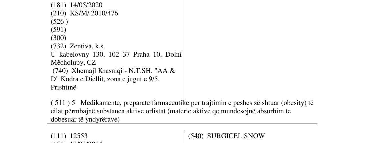 Zëri i markës THINKY në buletin