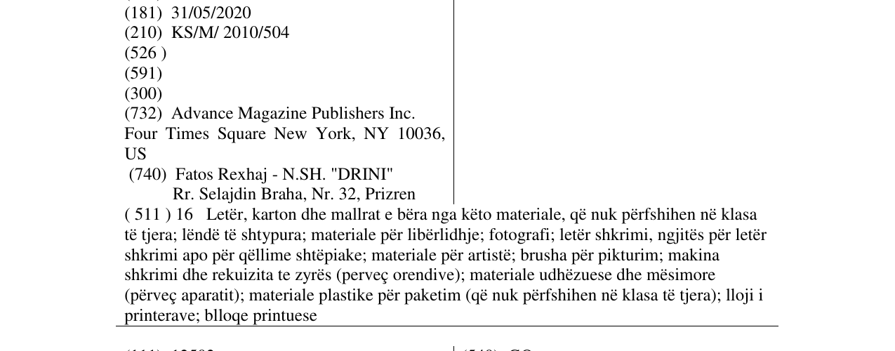 Zëri i markës CONDE NAST TRAVELER në buletin