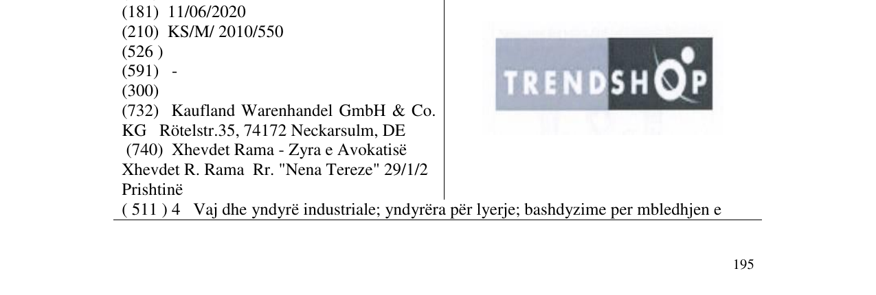 Zëri i markës TRENDSHOP në buletin