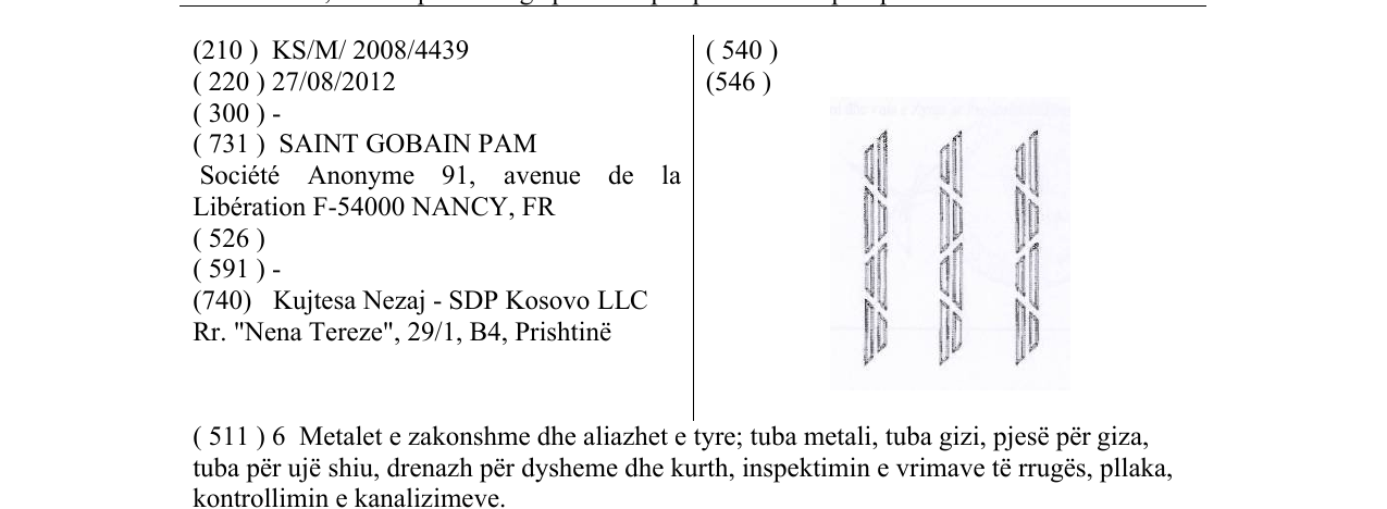 Zëri i markës Markë figurative në buletin