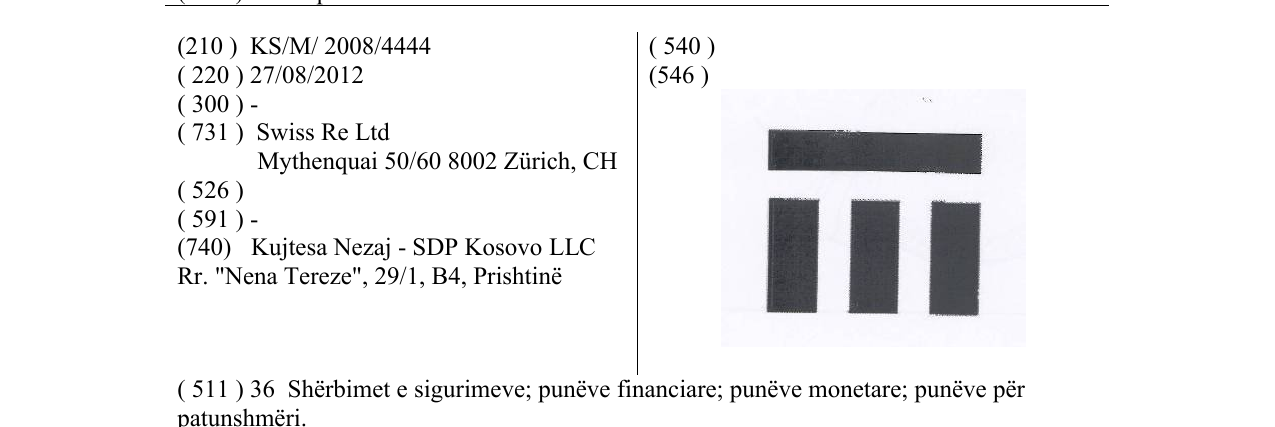 Zëri i markës Markë figurative në buletin