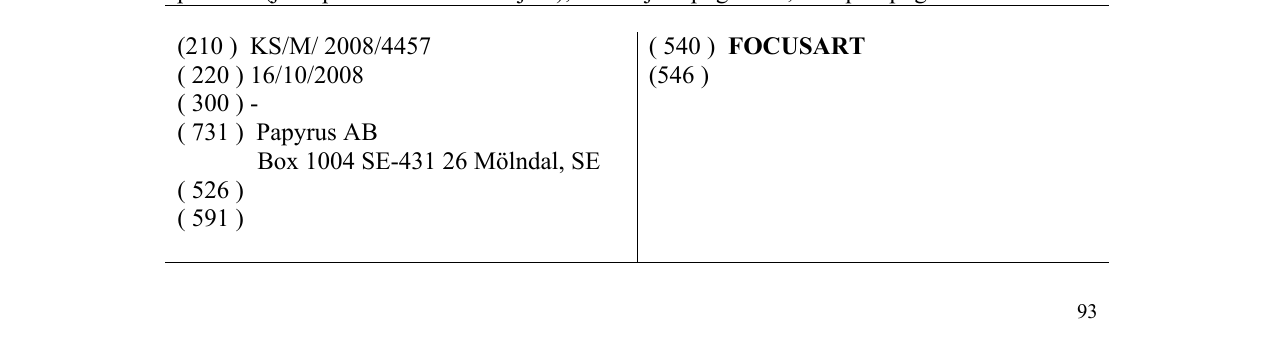 Zëri i markës FOCUSART në buletin