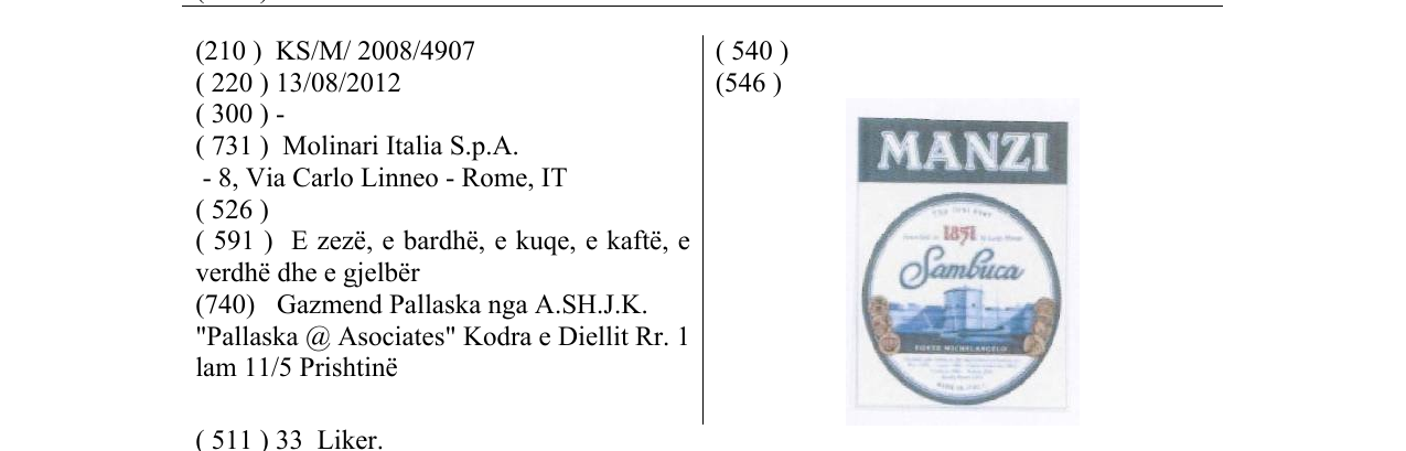 Zëri i markës MANZI në buletin