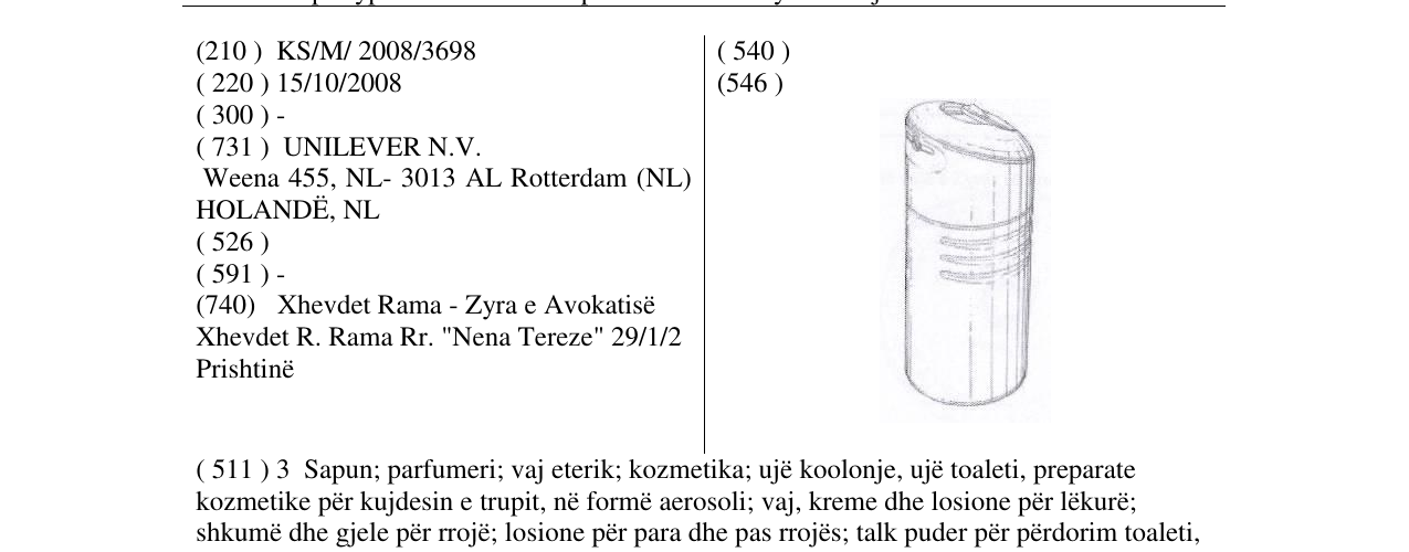 Zëri i markës AXE në buletin
