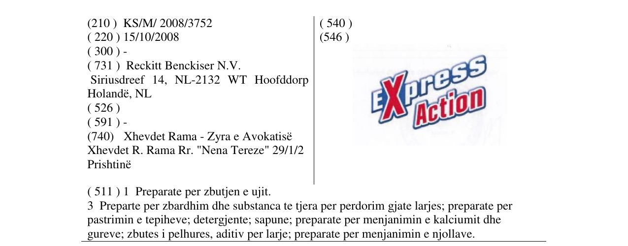 Zëri i markës EXpress Action në buletin