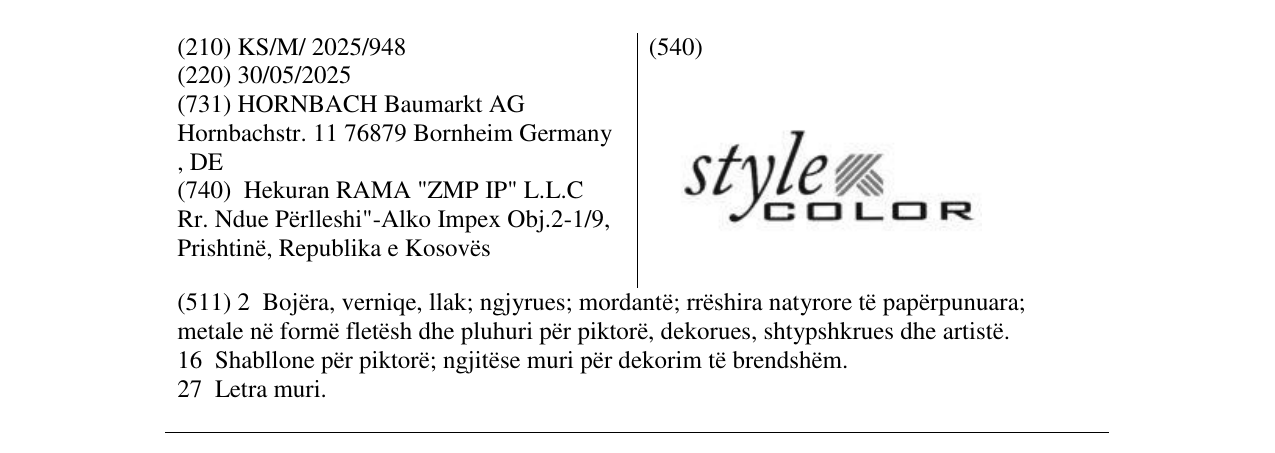 Zëri i markës style COLOR në buletin