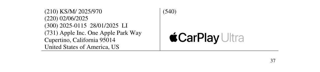 Zëri i markës CarPlayUltra në buletin