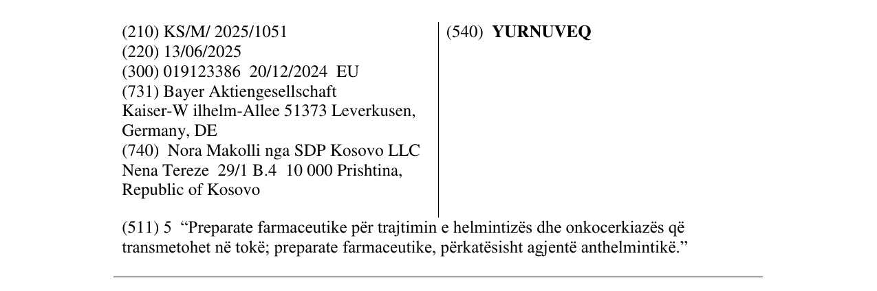 Zëri i markës YURNUVEQ në buletin