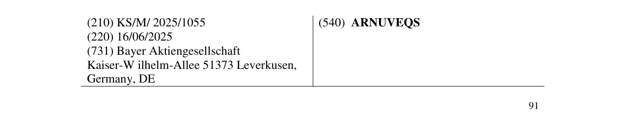 Zëri i markës ARNUVEQS në buletin