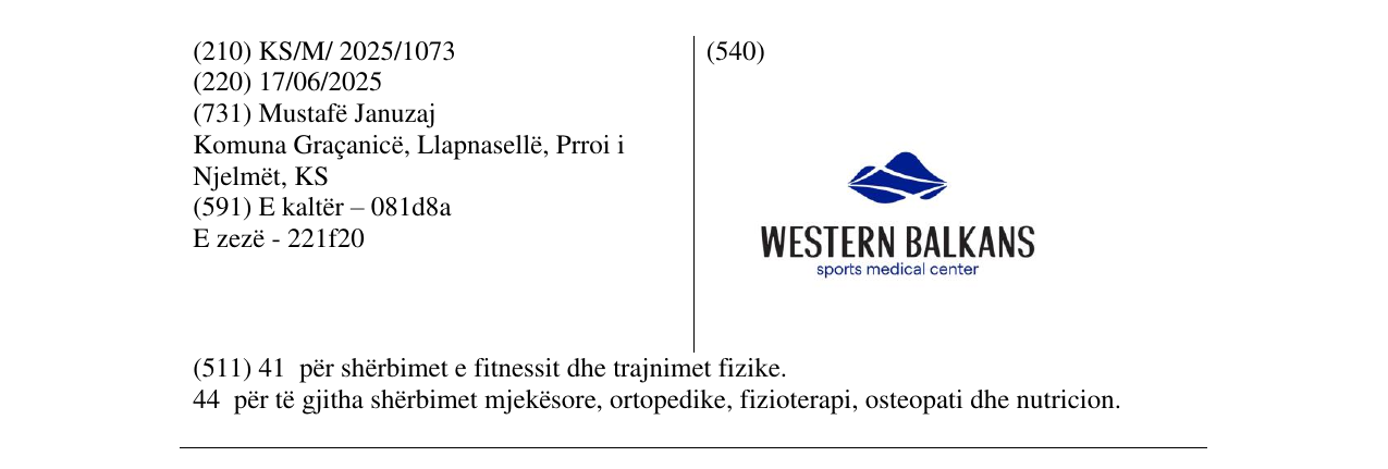 Zëri i markës WESTERN BALKANS në buletin